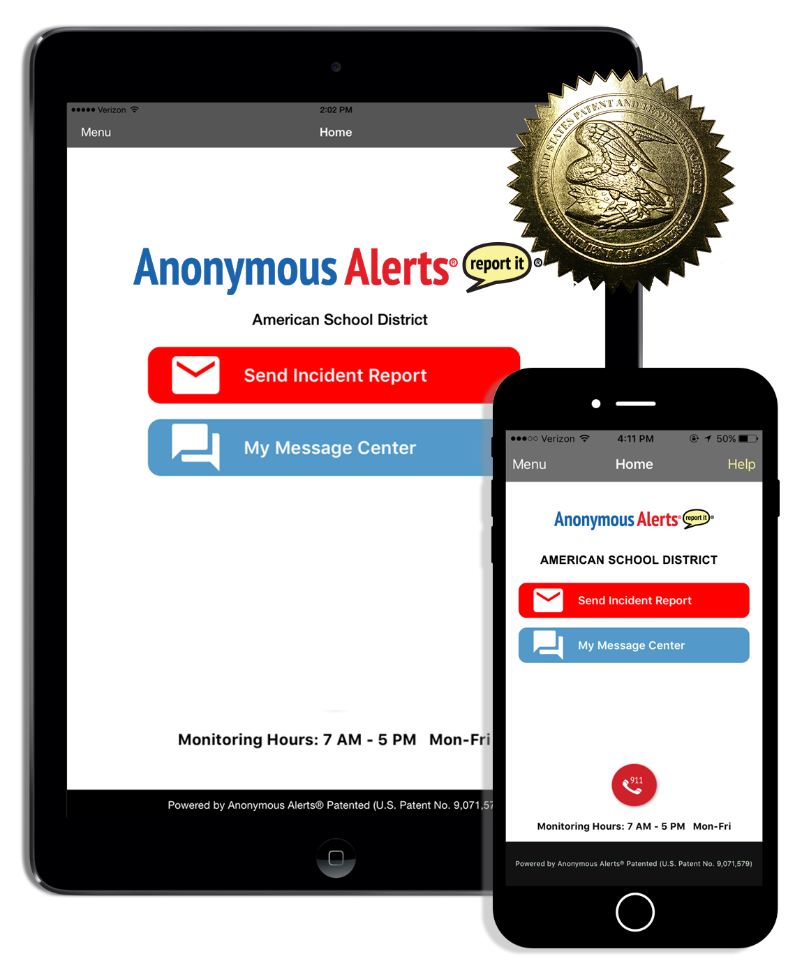 Anonymous Alerts Safety and Bullying Reporting App